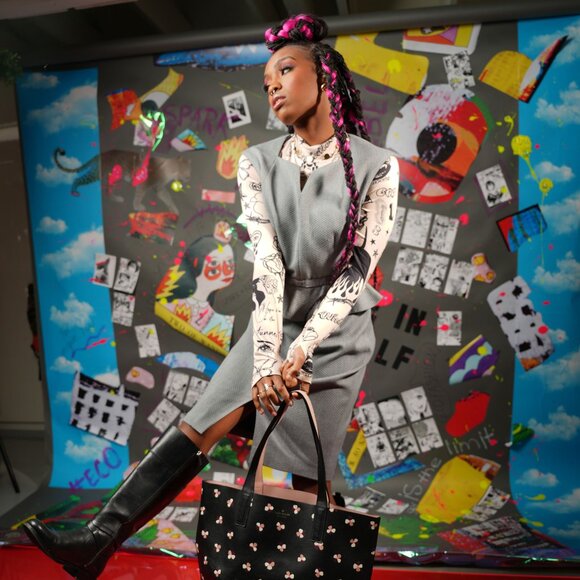 Upcycled Crop Tops Bundle – Animal Print and Punk Print, Street Style, Size M/L - Picture 11 of 12